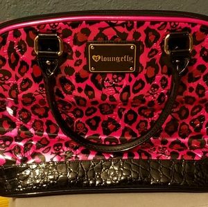 Loungefly Pink Skull Purse